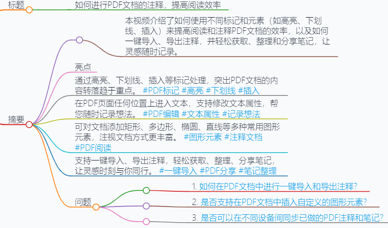 如何進行PDF文檔的注釋